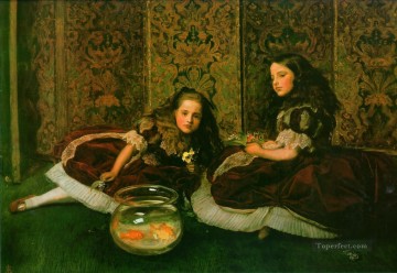 John Everett Millais Painting - leisure hours Pre Raphaelite John Everett Millais